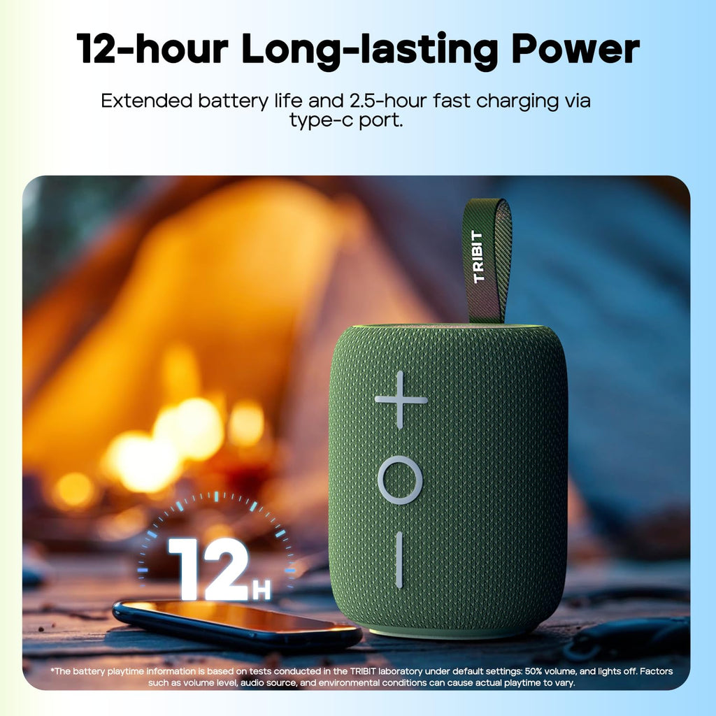 Portable Bluetooth Speaker 12W Black V29526