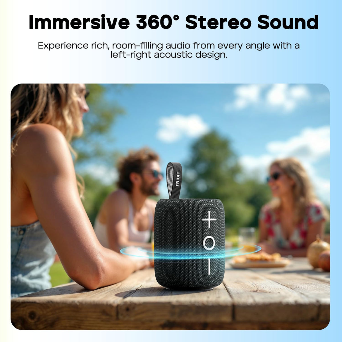Portable Bluetooth Speaker 12W Black V29526