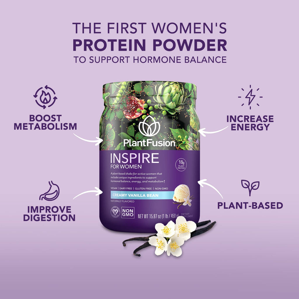 Plant Protein Powder Creamy Vanilla Bean 1 lb C357587