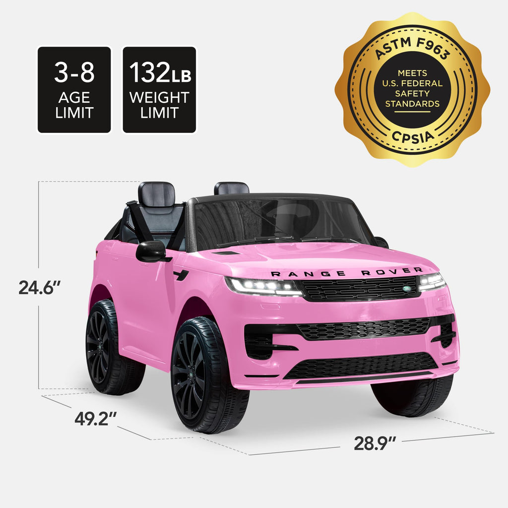 Pink 2-Seater Electric Ride On Car Truck H918