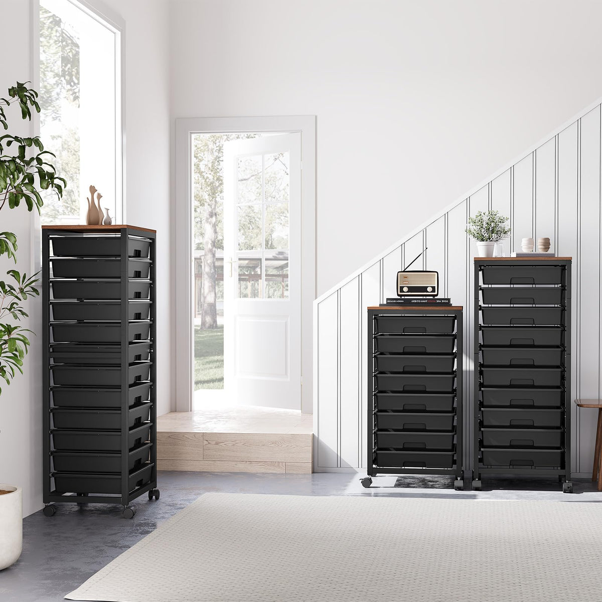 Rolling Cart with 12 Drawers H672669