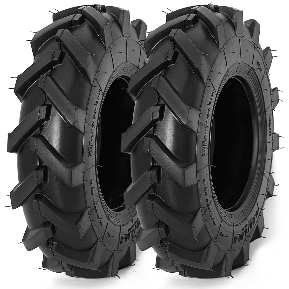 2 PCS 4.80/4.00-8 Tubeless Lawn Garden Tires R838836