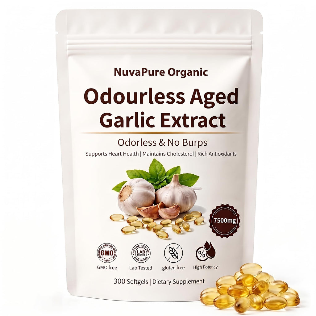 Odorless Aged Garlic Extract Capsules F322527