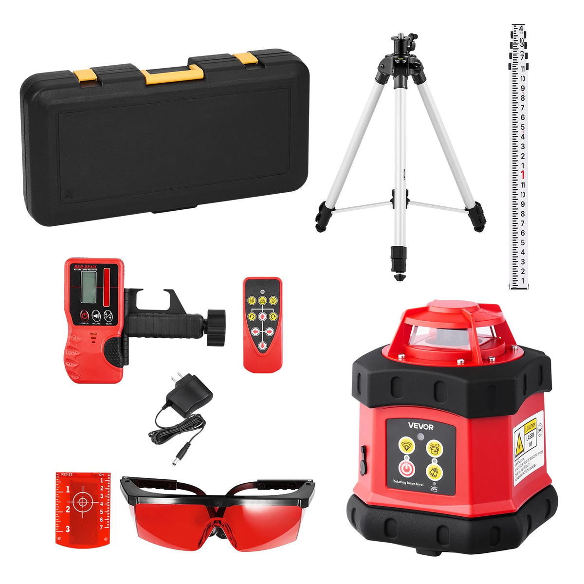 360-Degree Self Leveling Rotary Laser Level Kit with Tripod O4306