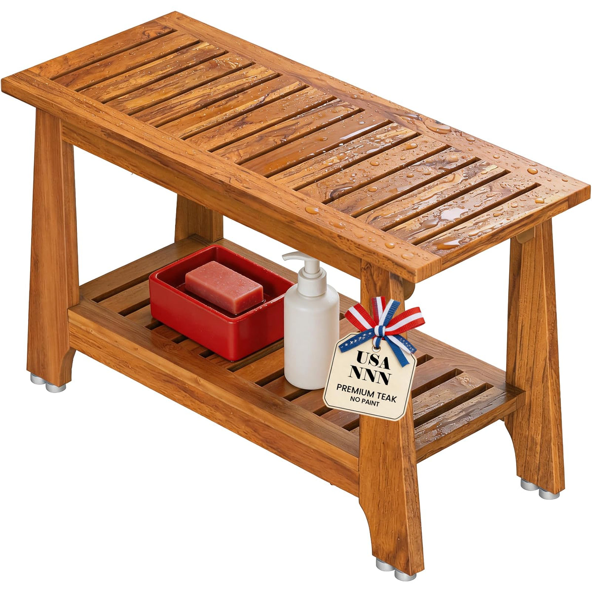 30" Teak Shower Bench R2337