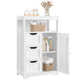 White 3 Drawer Bathroom Storage Cabinet J990149