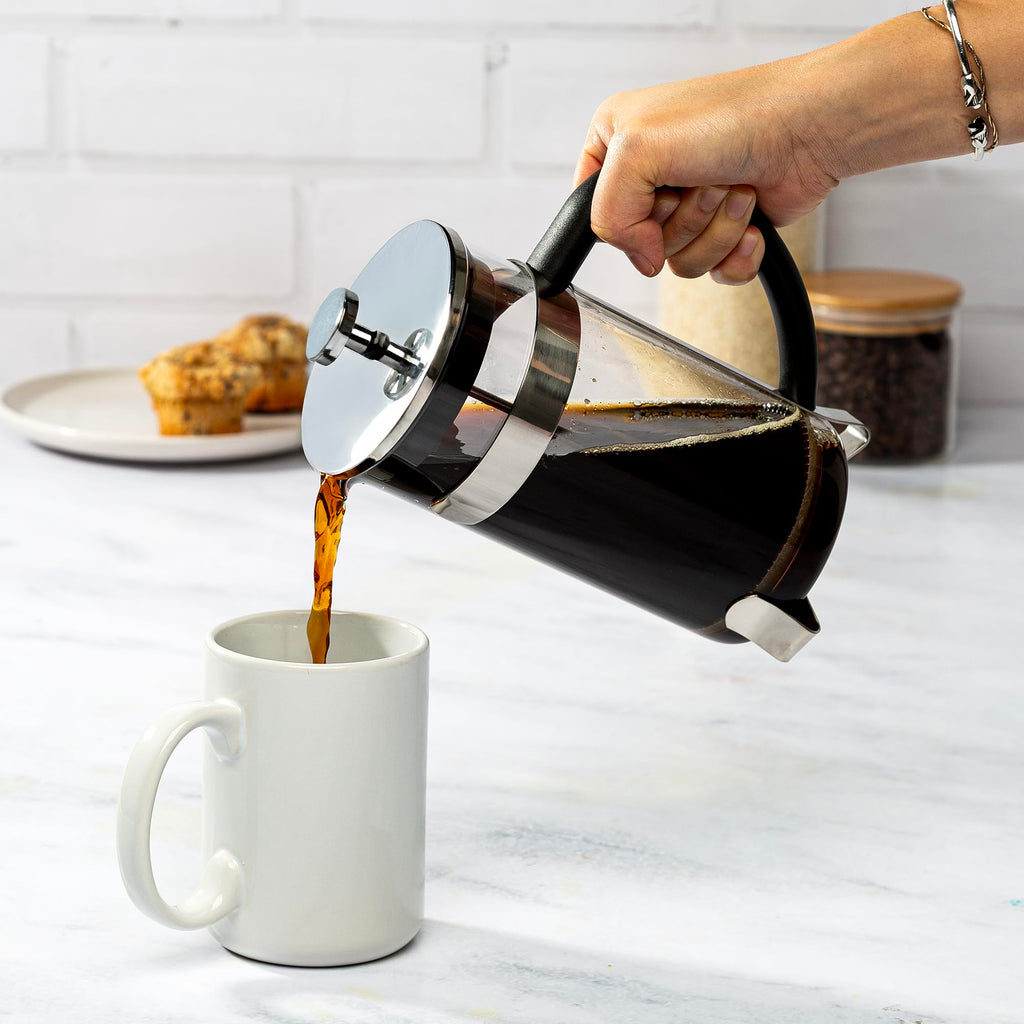 Borosilicate Glass French Press Coffee Maker 34-Ounces P954534