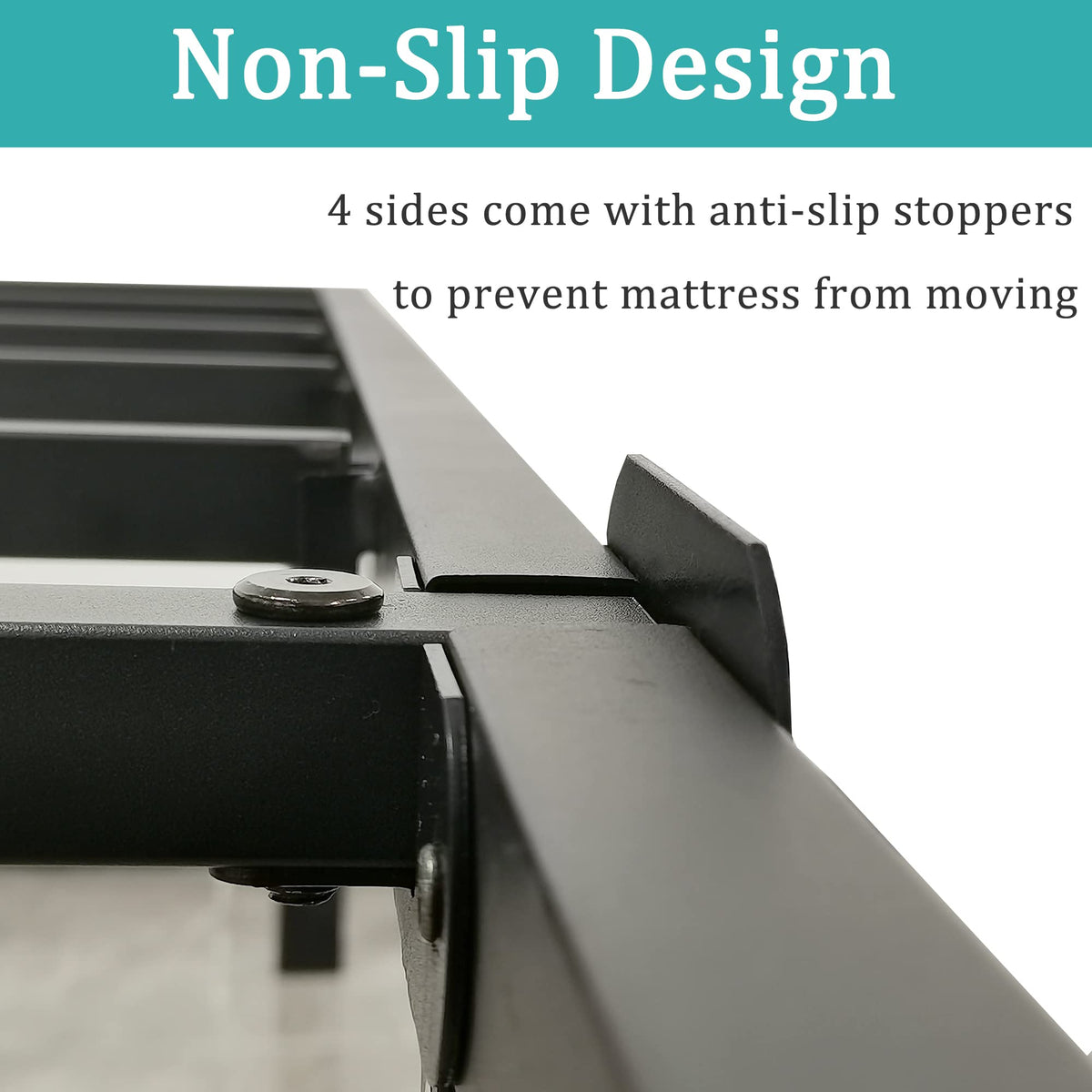 Queen Size 14 Inch Heavy Duty Metal Platform Bed Frame E797498