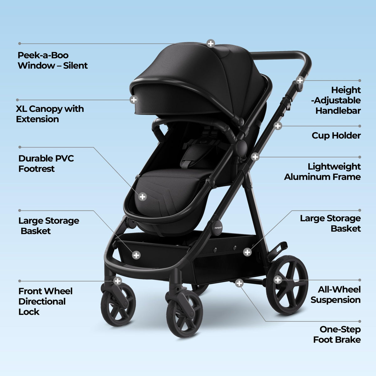 Baby Stroller with Car Seat Adapter K14166