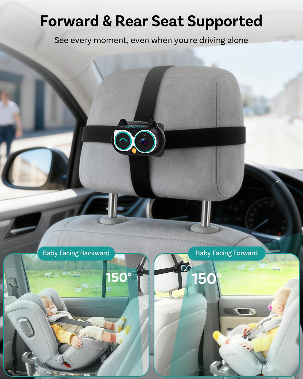 Baby Car Camera with HD Night Vision M239766