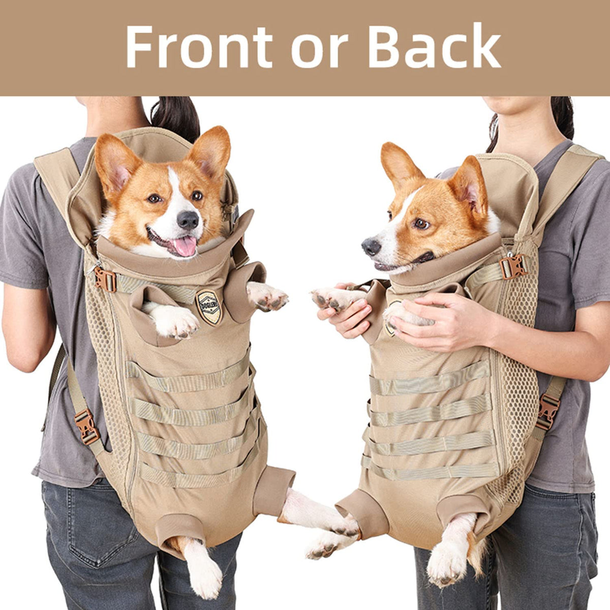 Tactical Dog Backpack Carrier W815232