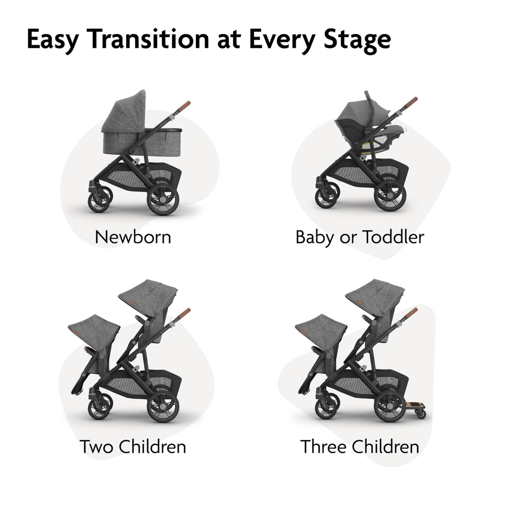 Convertible Single-to-Double Stroller Y8606