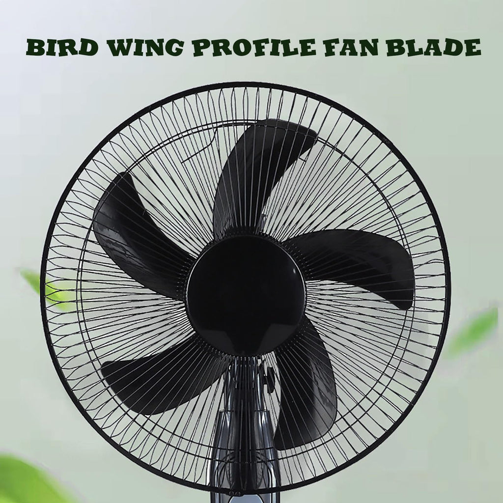 16 Inch Solar Powered Pedestal Fan with Solar Panel E9083