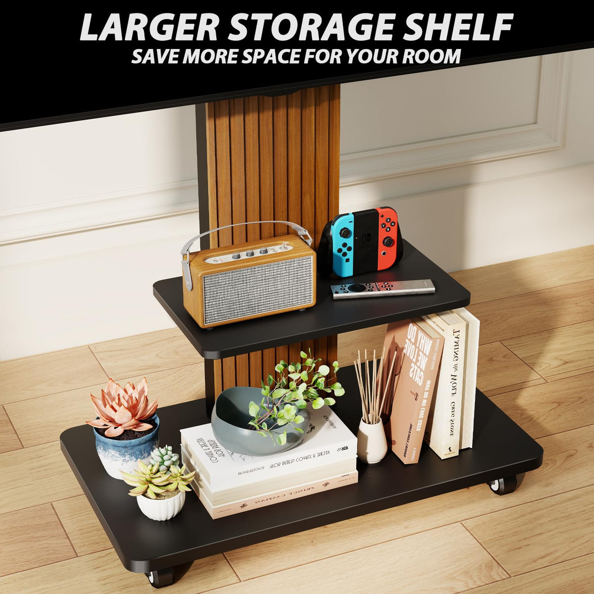Heavy Duty Rolling TV Stand for 55-100 inch Large Screens B832