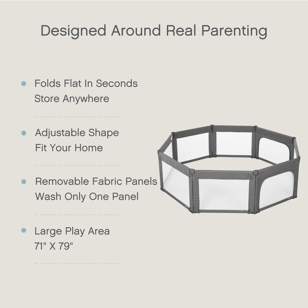 8-Panel Foldable Baby Playpen D690320