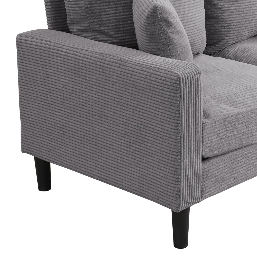 Light Gray 2 Seat Upholstered Sofa X8492