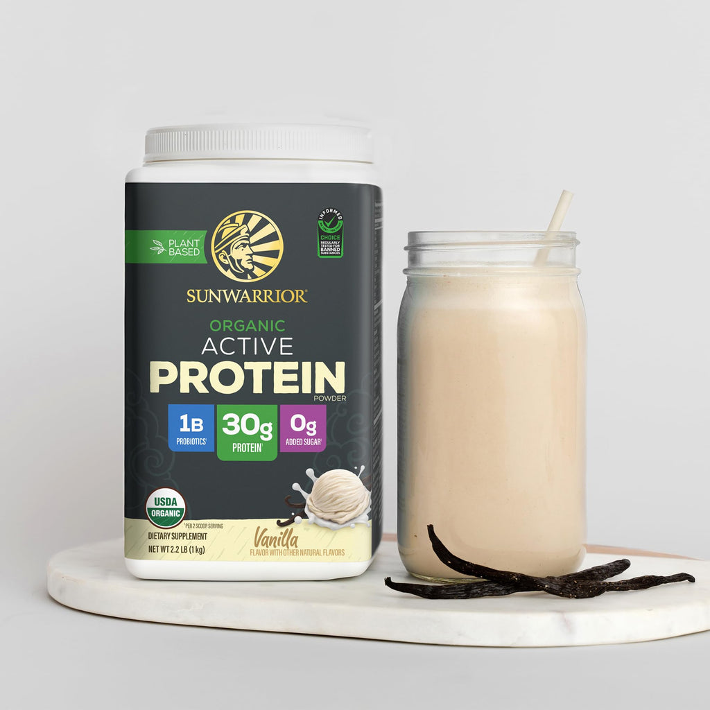 Organic Plant Based Protein Powder, Vegan, Vanilla, 20 Servings G27948