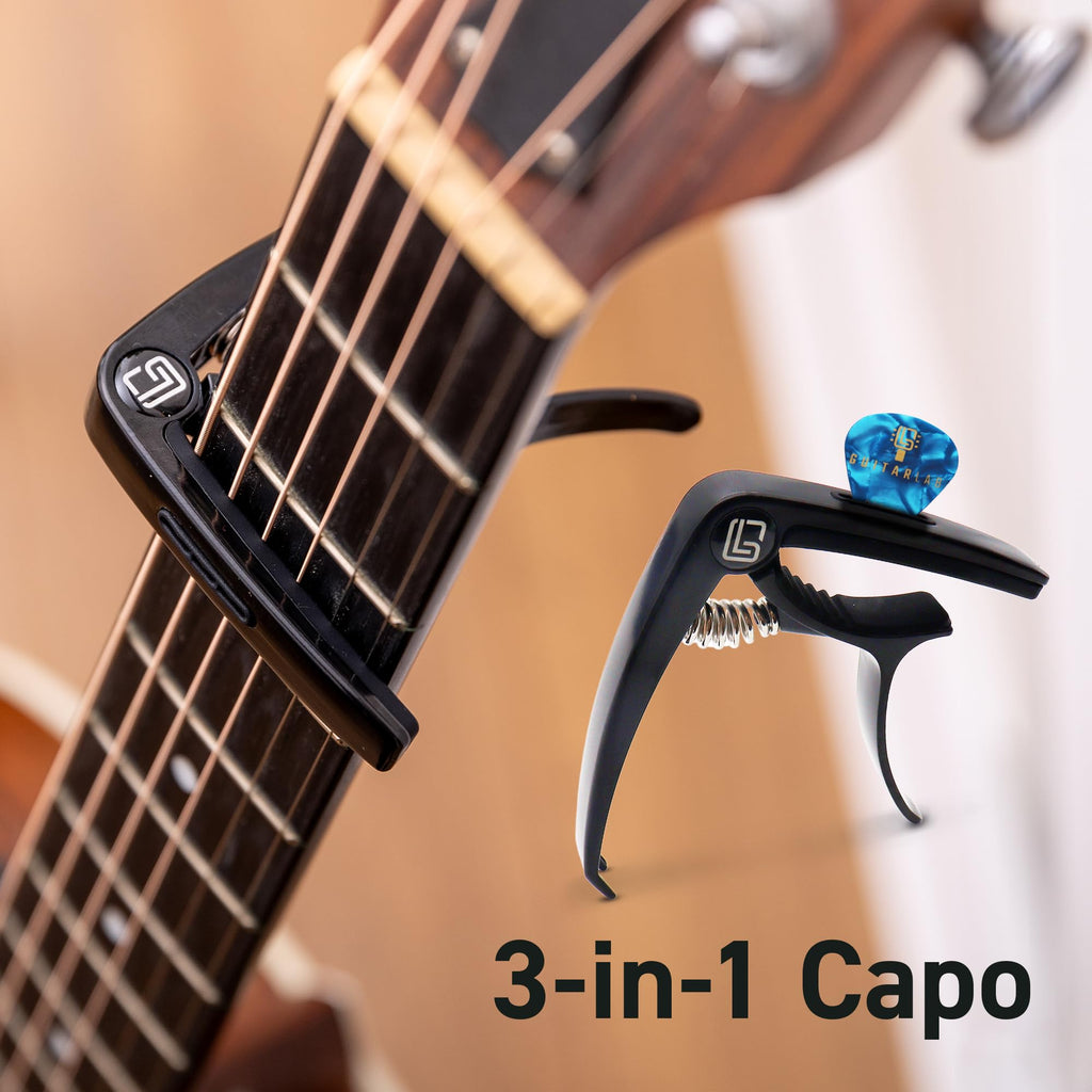 Guitar Accessories Kit - Strap, Capo, Tuner & Picks V243851