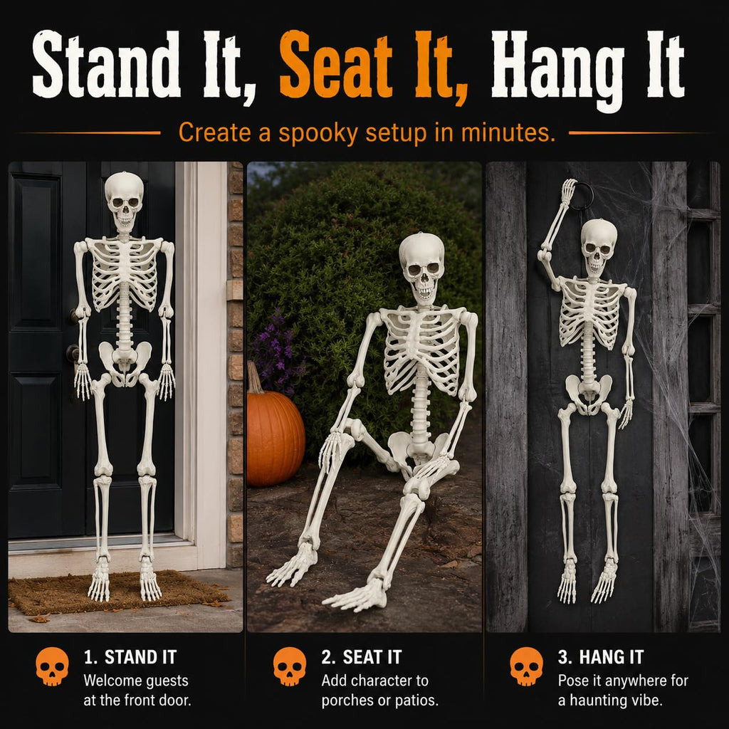5.4 FT Poseable Skeleton S767453