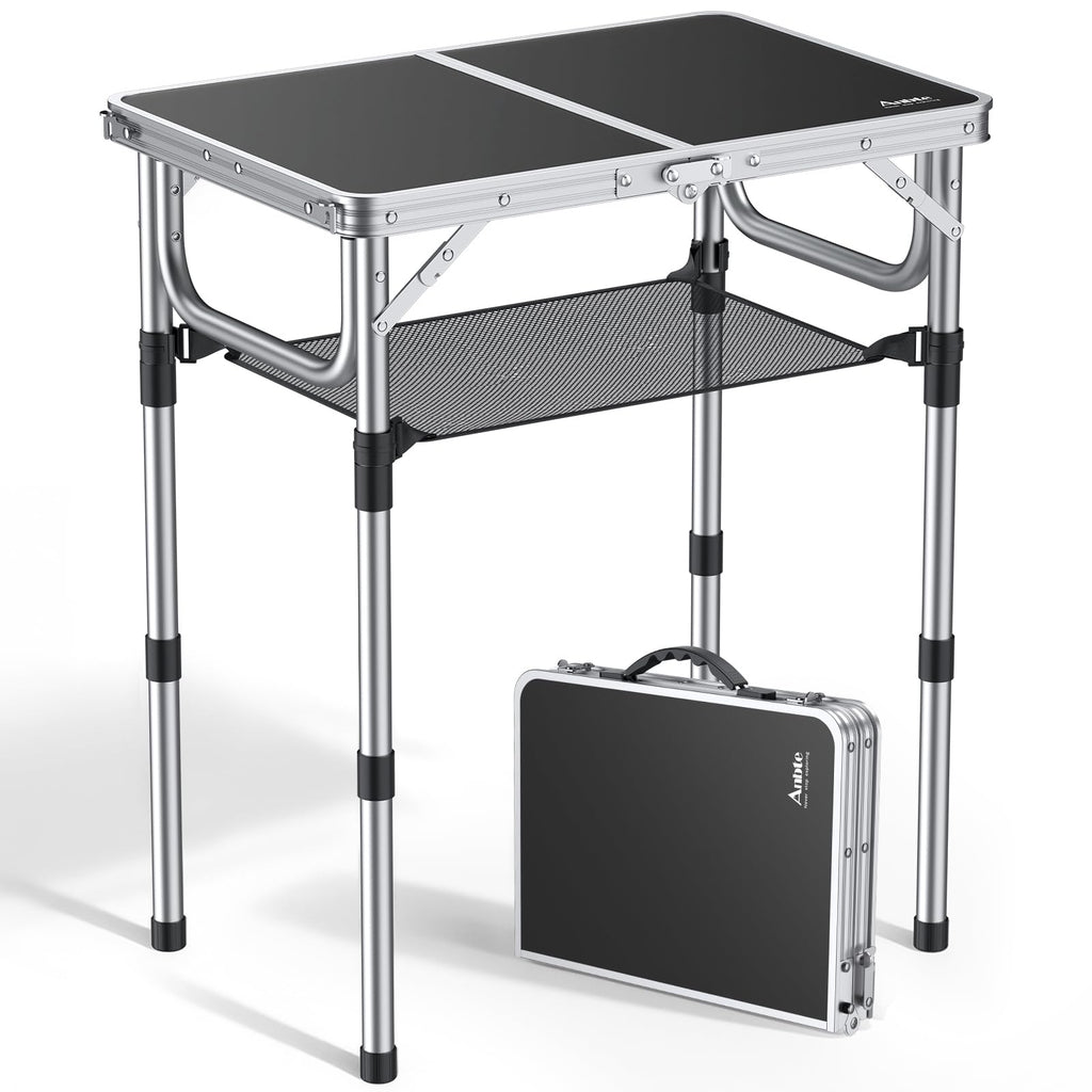 Folding Camping Table 24"X 16" Adjustable Height E212323