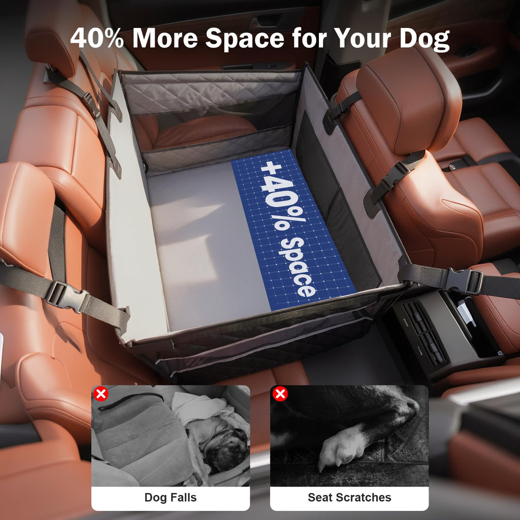 Waterproof Dog Car Seat with Storage Pocket T481