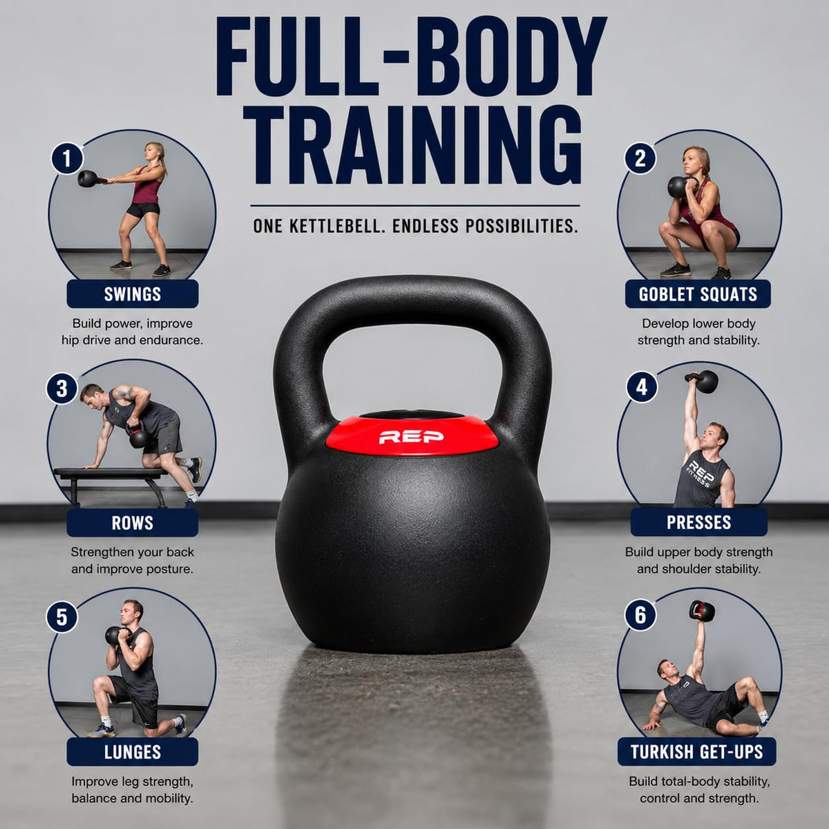 Adjustable Kettlebell Weight Set K7174