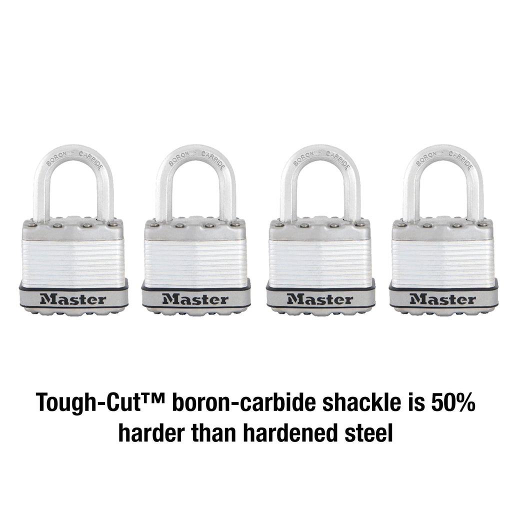 Heavy Duty Keyed-Alike Padlock 4 Pack Y5908