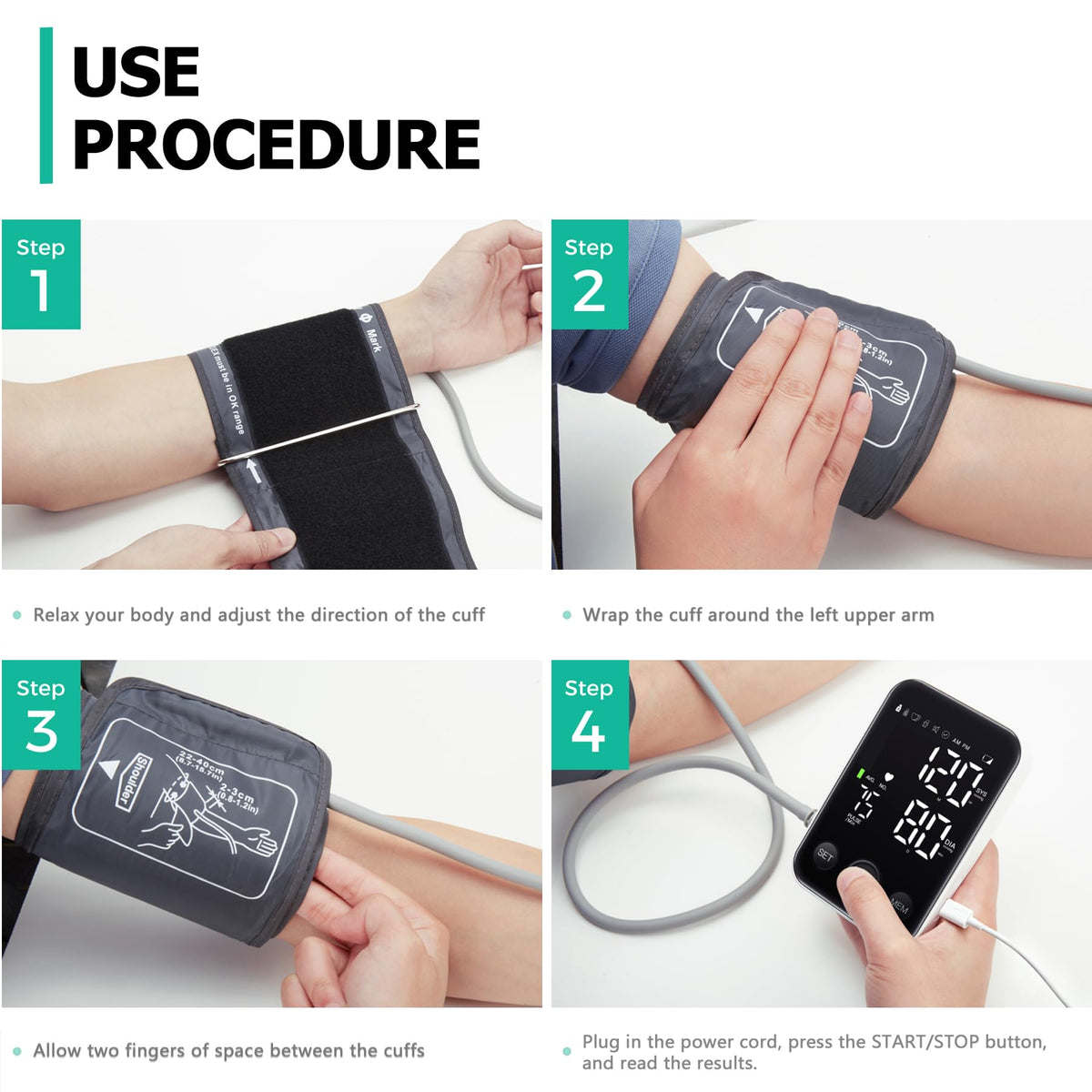 FDA Cleared Blood Pressure Monitor Upper Arm W73920