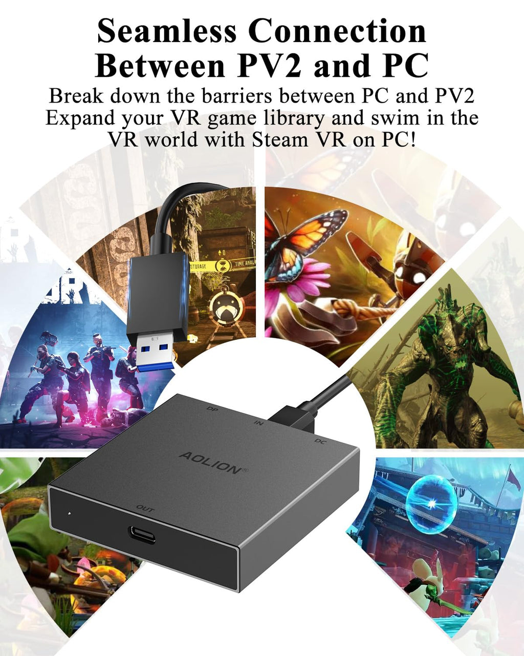 PC Adapter for VR2 Headset L918