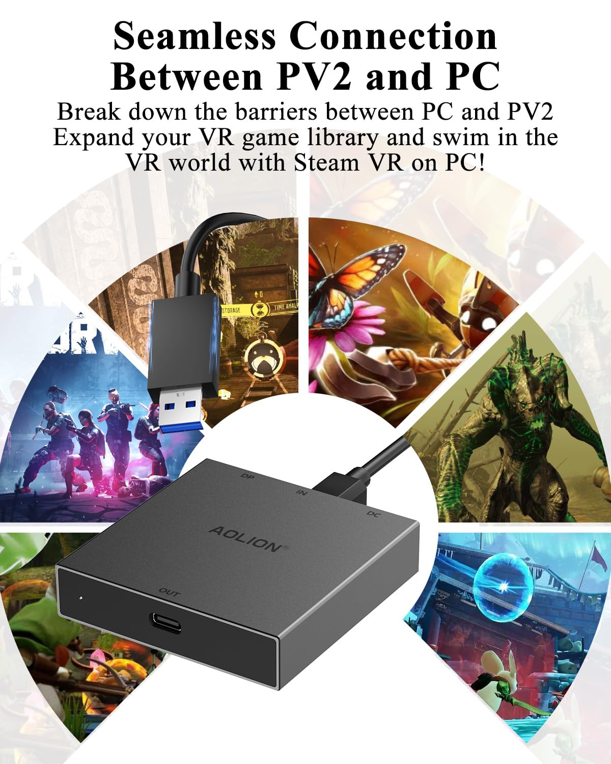 PC Adapter for VR2 Headset L918