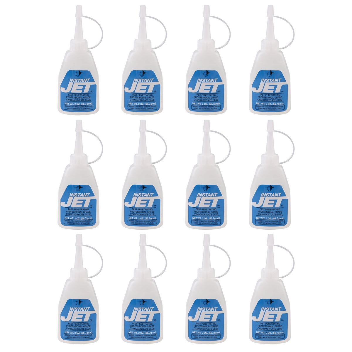 2 oz 12-Pack Fast-Action Multipurpose CA Adhesive P840013