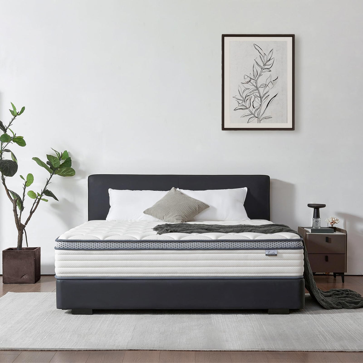 Full Size 12 Inch Hybrid Mattress P9022
