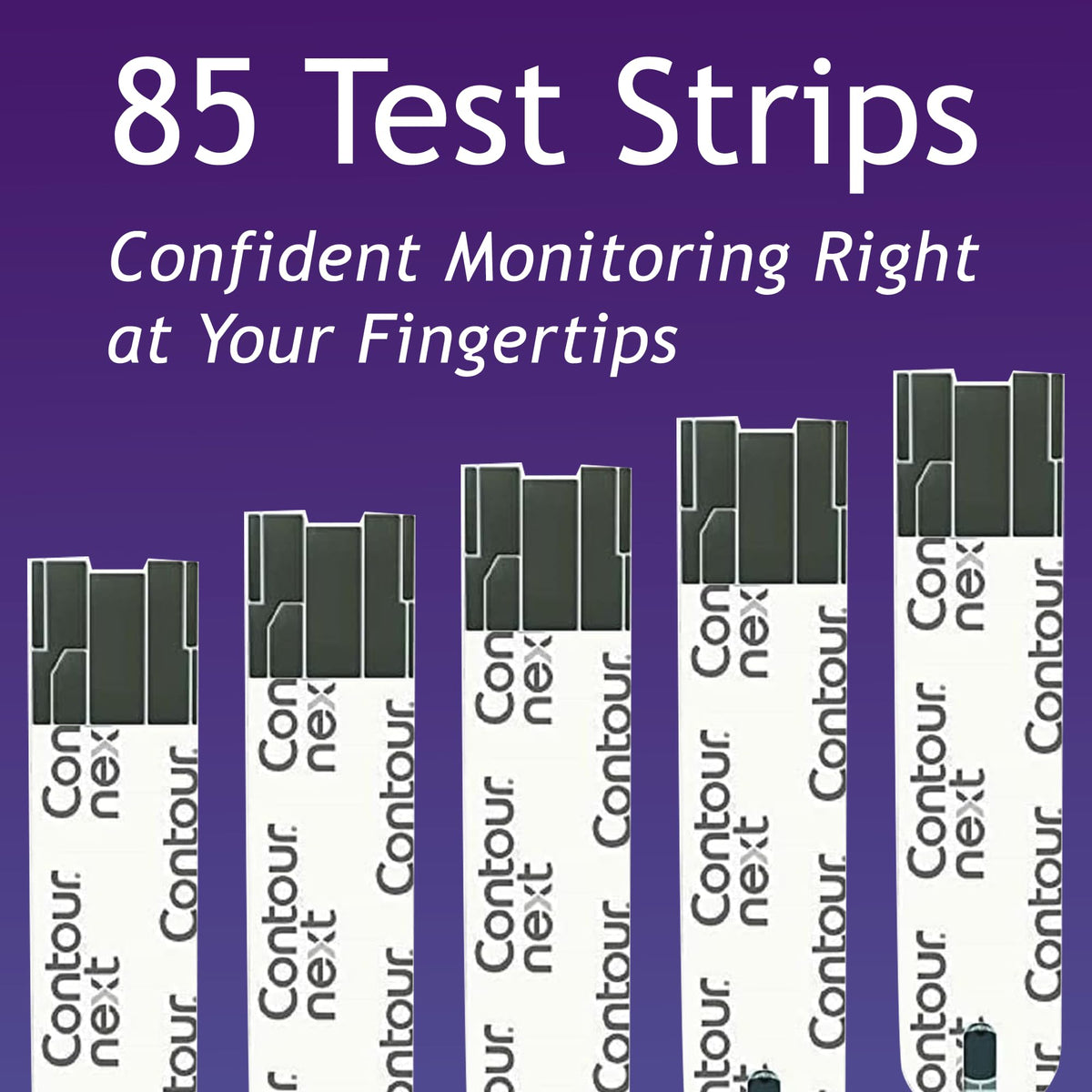 Blood Glucose Test Strips 85 Count O2028
