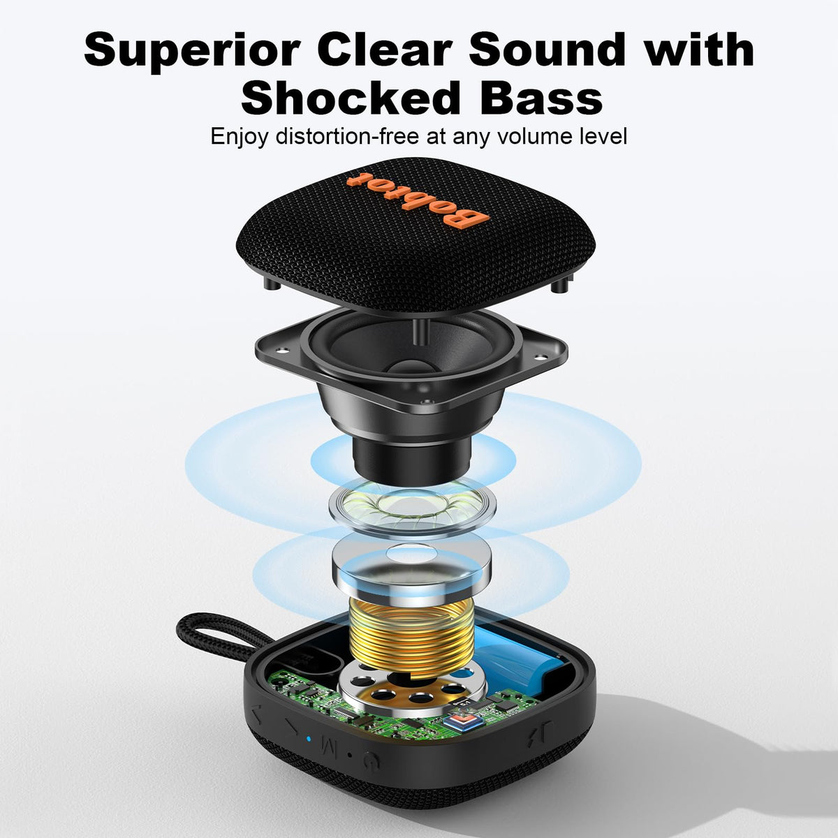Black Portable Bluetooth Speaker L681328