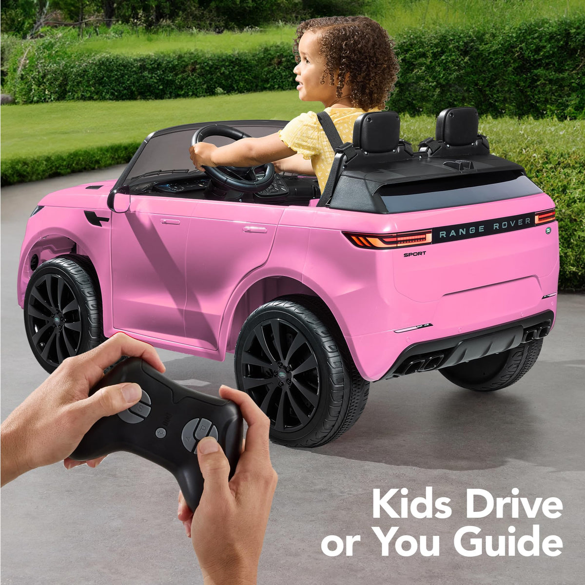 Pink 2-Seater Electric Ride On Car Truck H918