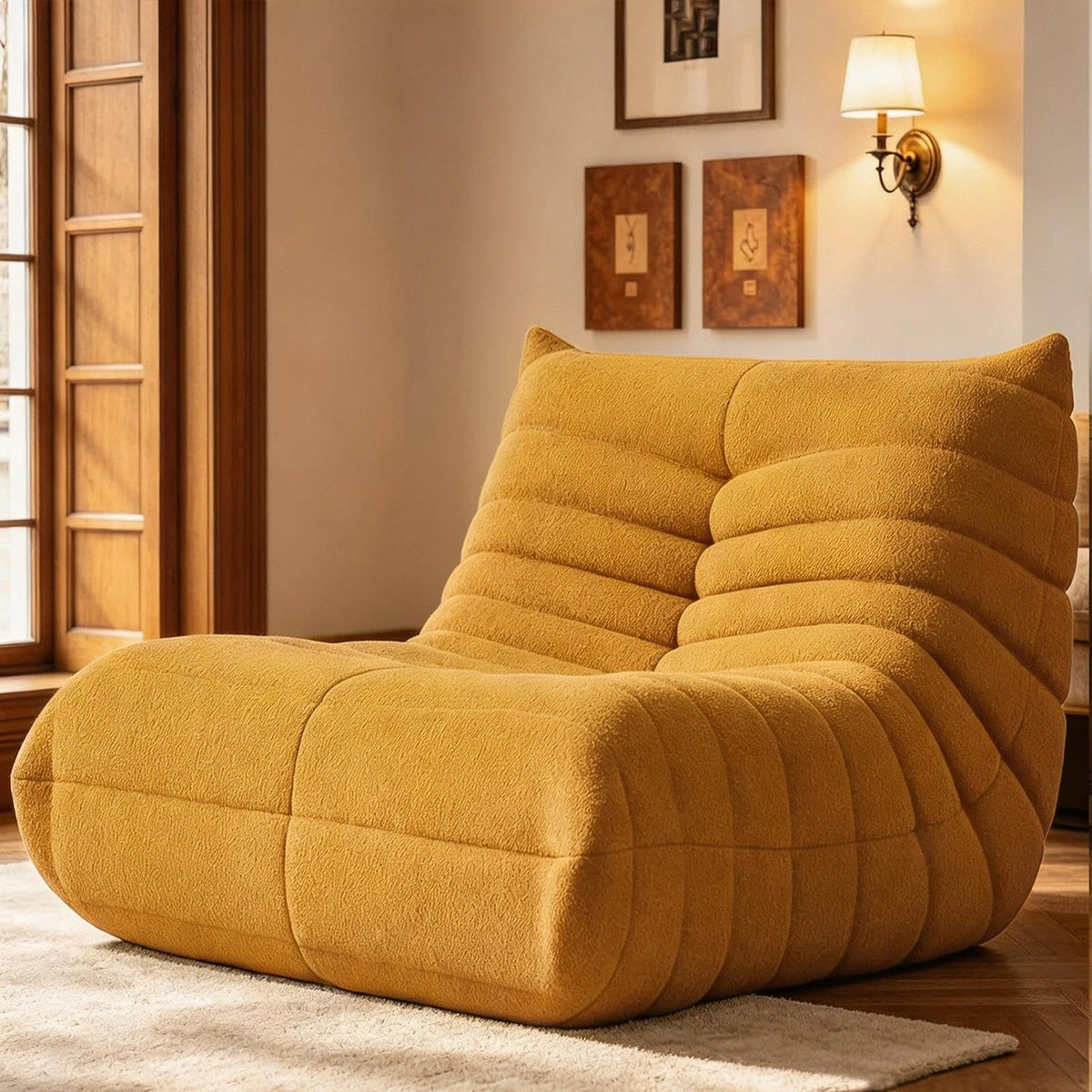 Giant Bean Bag Chair with Memory Foam O314740