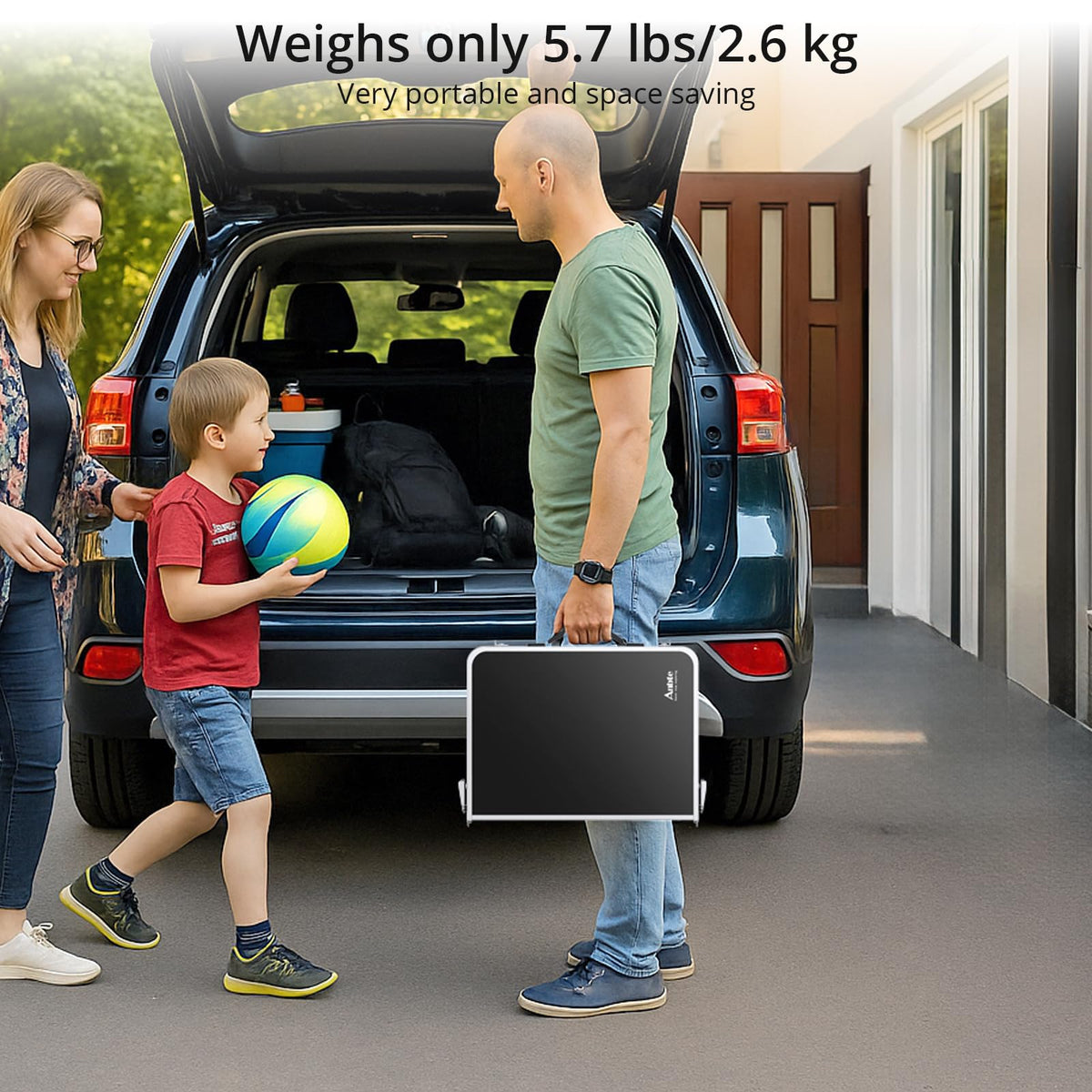 Folding Camping Table 24"X 16" Adjustable Height E212323
