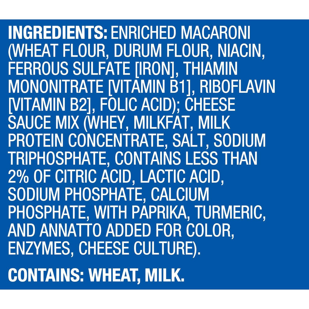 Macaroni & Cheese 18 ct W5706