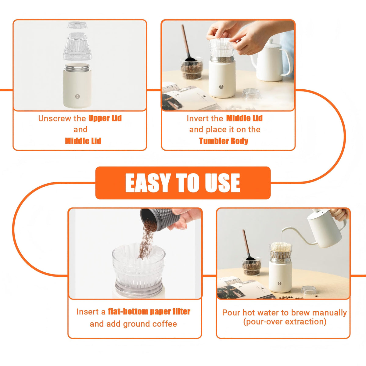 Portable Pour-Over Coffee Dripper R285