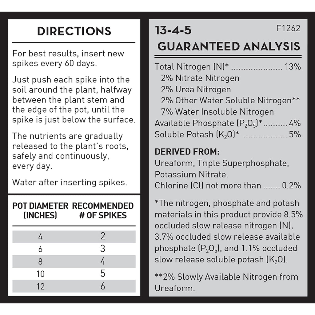 Plant Food Fertilizer Spikes 50 Count L71770