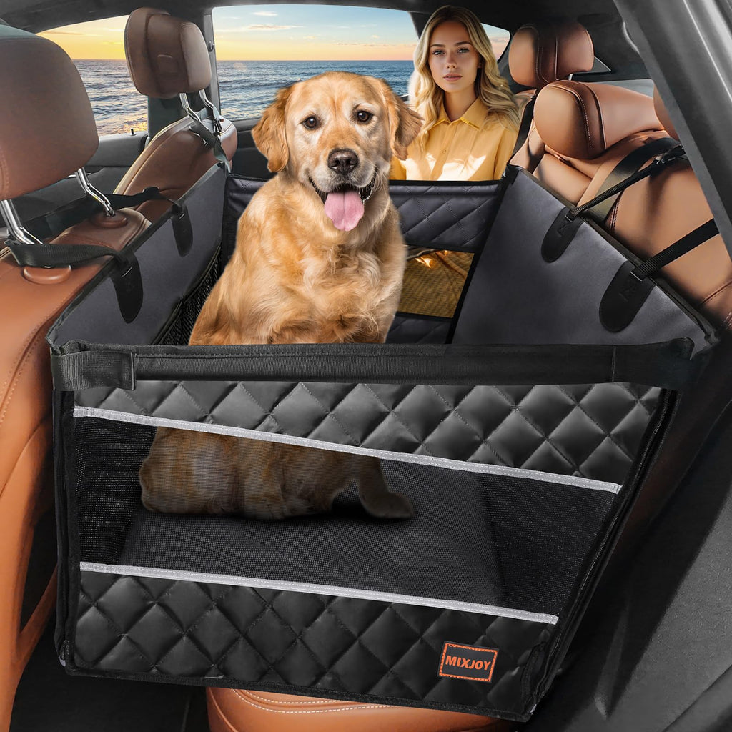 Waterproof Dog Car Seat with Storage Pocket T481