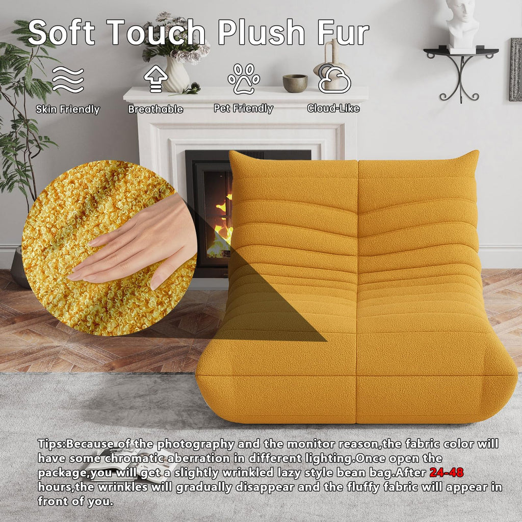 Giant Bean Bag Chair with Memory Foam O314740