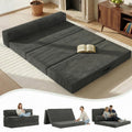 6 inch Tri-Folding Full Size Grey Mattress Y9374