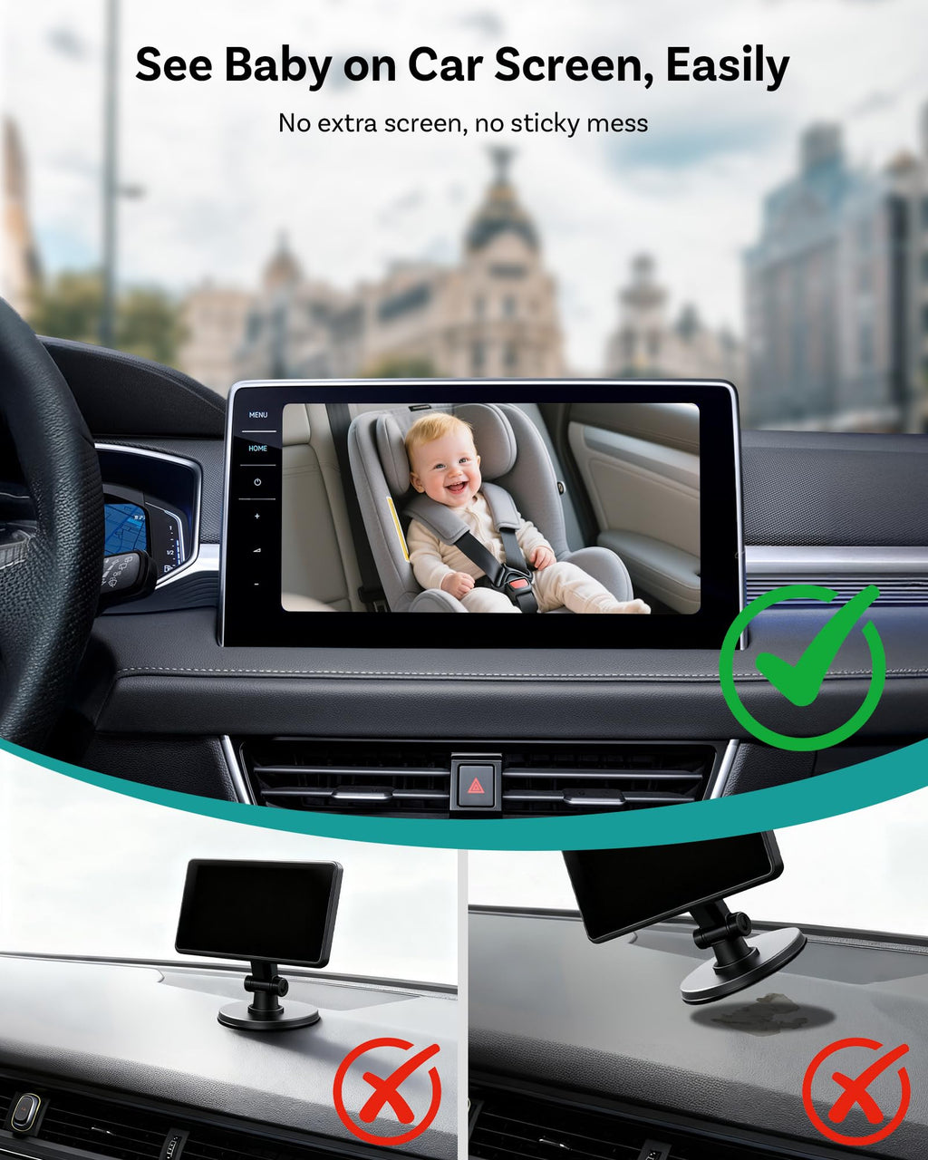 Baby Car Camera with HD Night Vision M239766