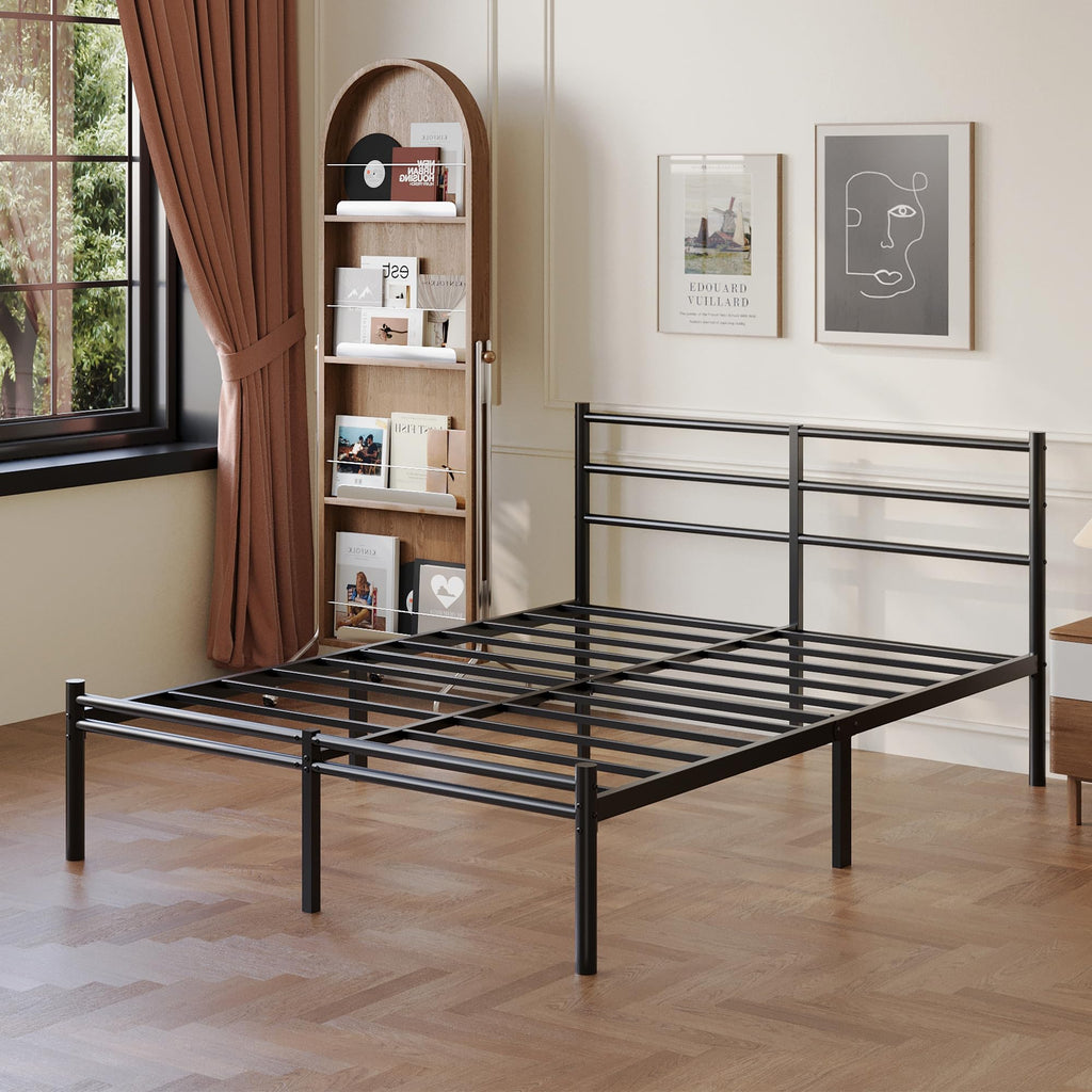 Full Size Bed Frame with Headboard and Footboard W2170