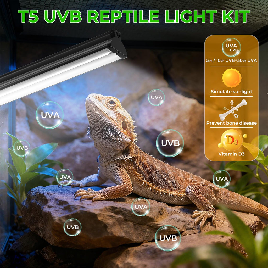 22'' 24W T5 UVB Reptile Light Combo Kit R717682