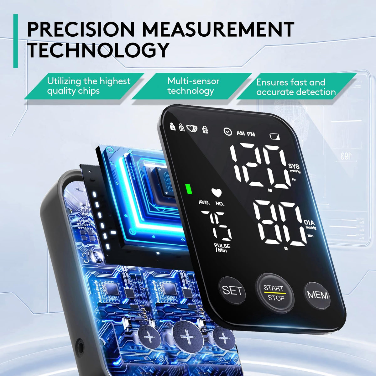 FDA Cleared Blood Pressure Monitor Upper Arm W73920