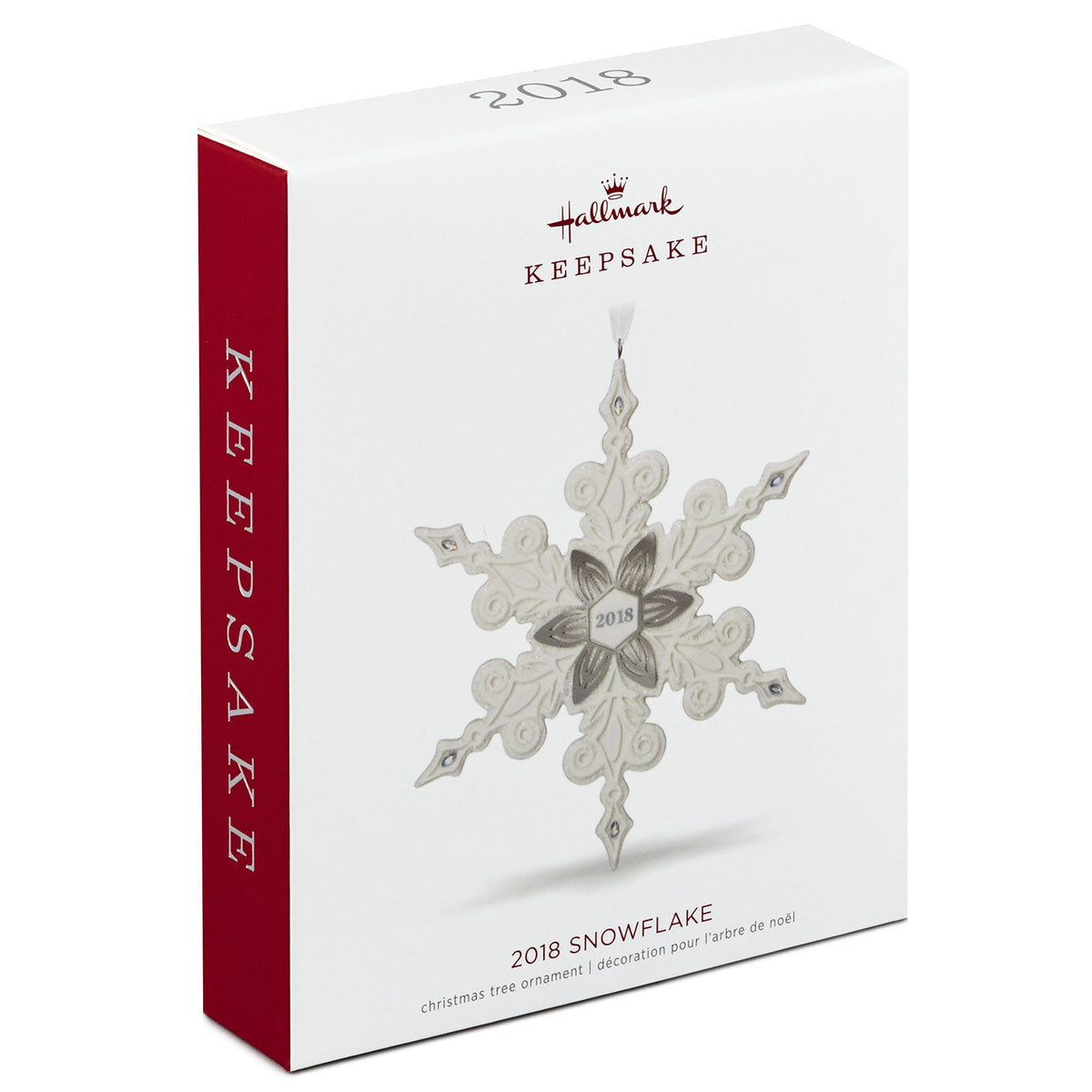 Porcelain Snowflake Christmas Ornament E510311