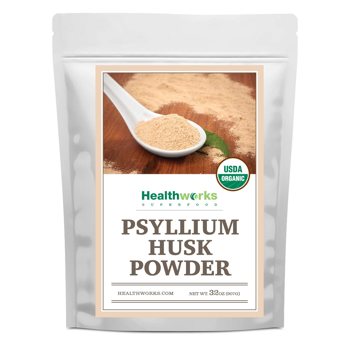 Organic Psyllium Husk Powder 2 lb D2793