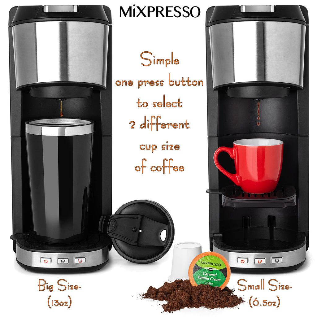 Single Serve Coffee Maker with 14oz Travel Mug U489242